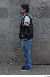 Whole Body Man T poses White Casual Average Standing Street photo references